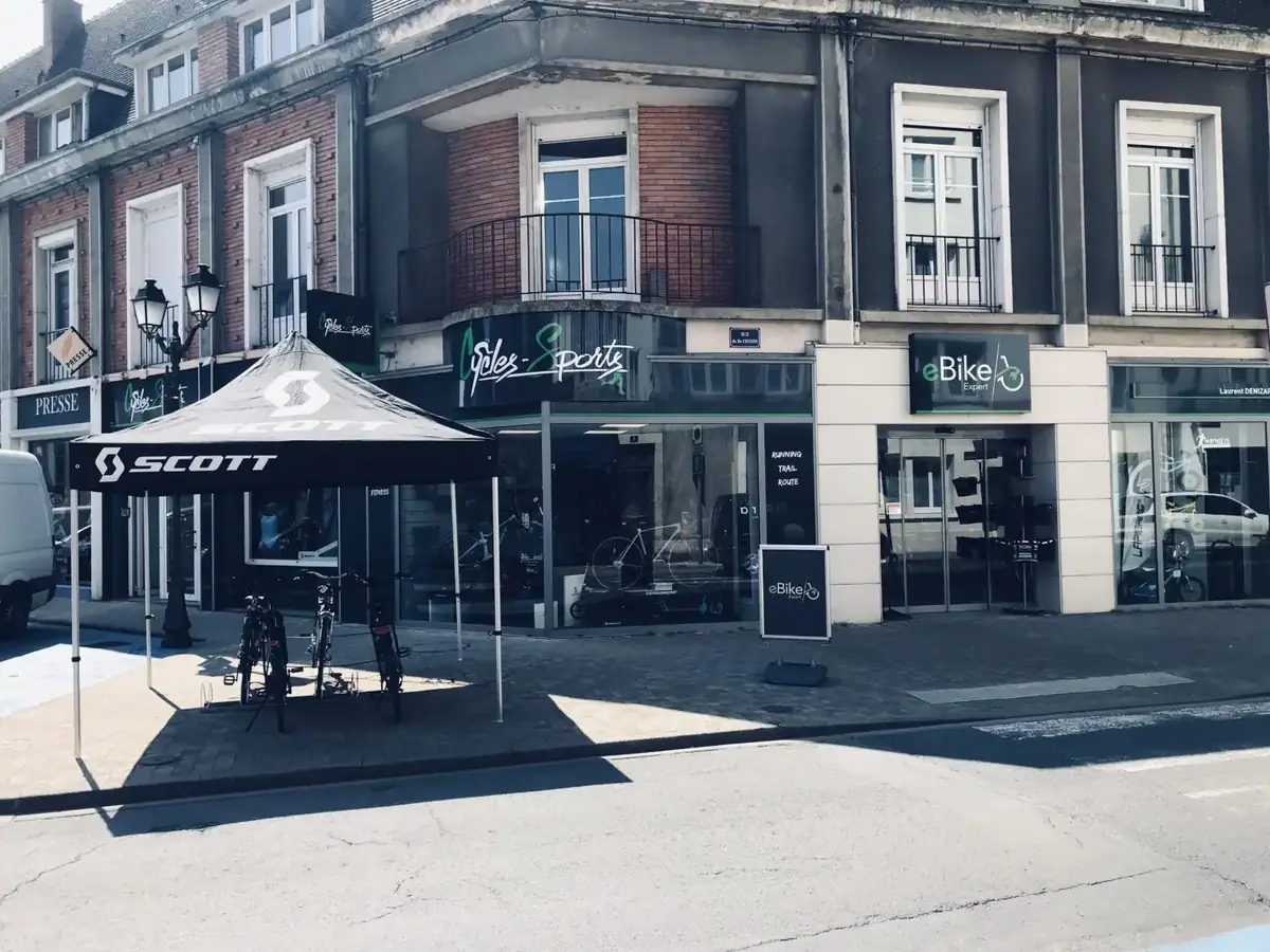 Le magasin Cycles Sports et son espace eBike Expert, place Mutin